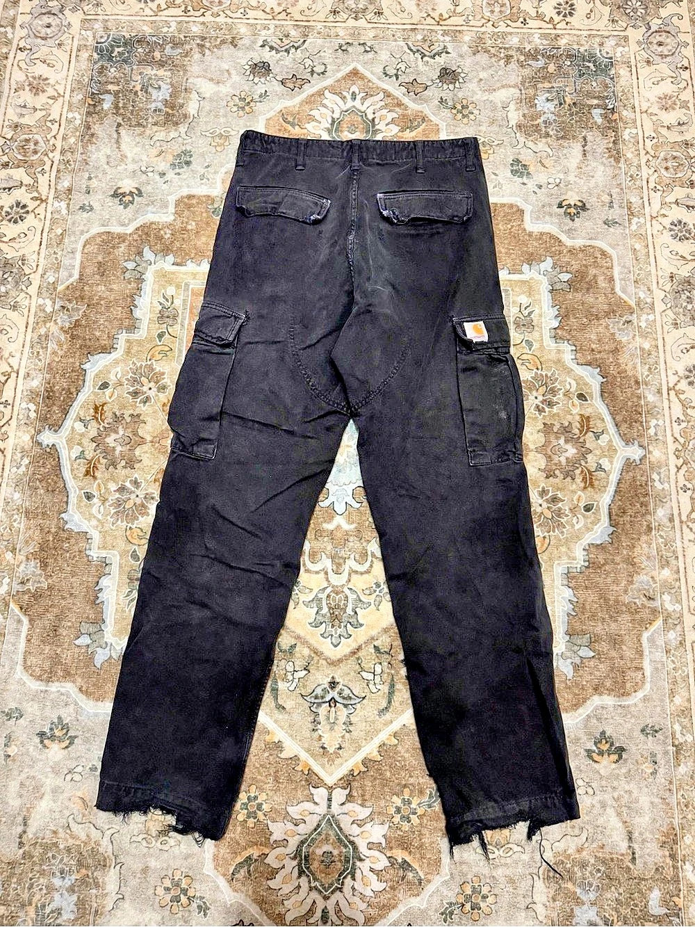 Carhartt WIP Black Cargo Pants (30x28)